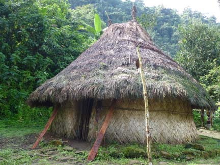 hutte indigène colombie